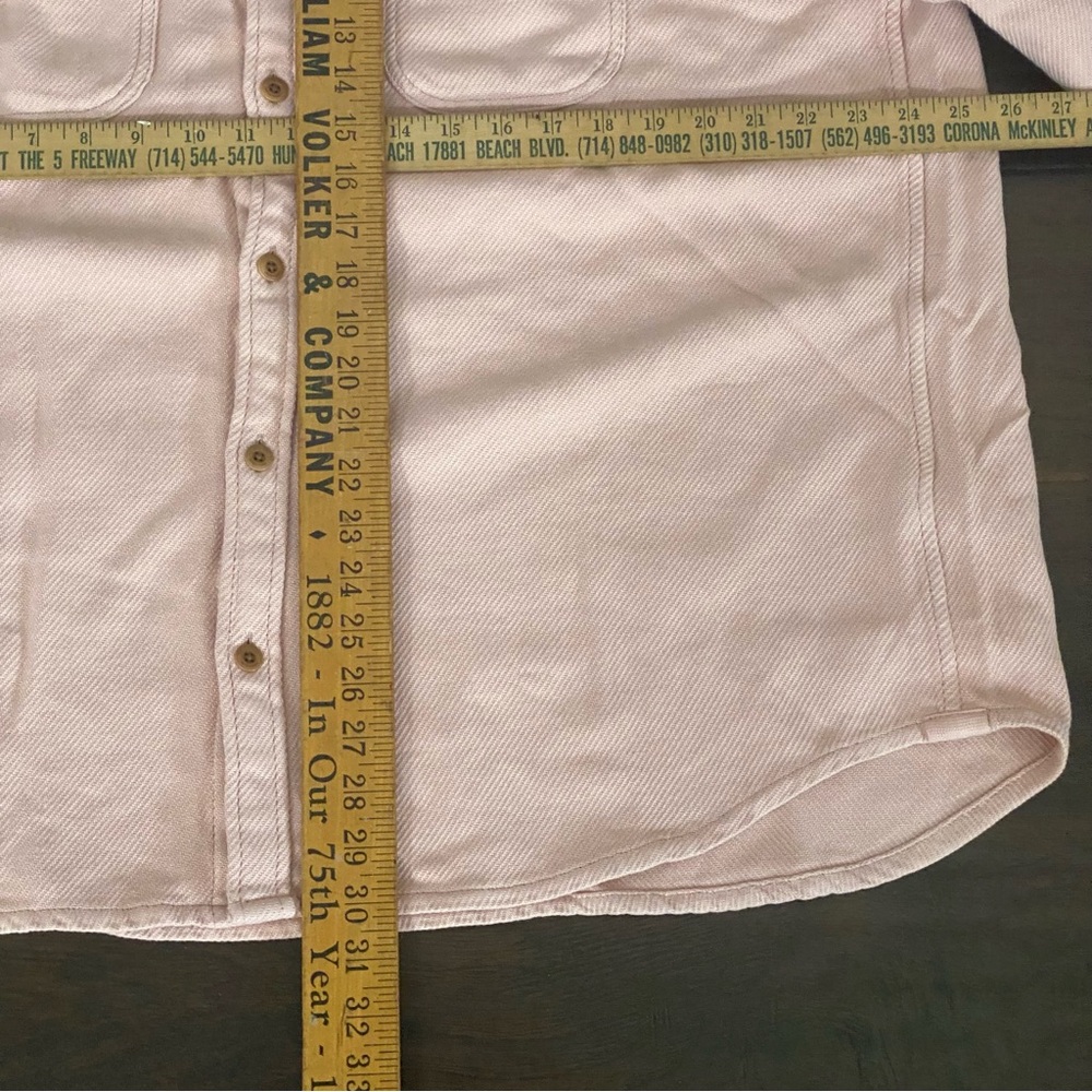 Outerknown Light Pink Button Down Shirt - image 10